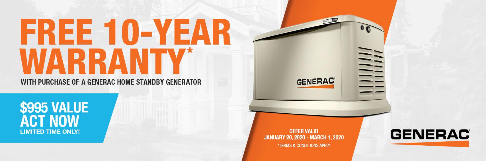 Homestandby Generator Deal | Warranty Offer | Generac Dealer | Salem, NH